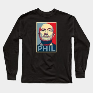 Phil collins///Aesthetic art for fans Long Sleeve T-Shirt